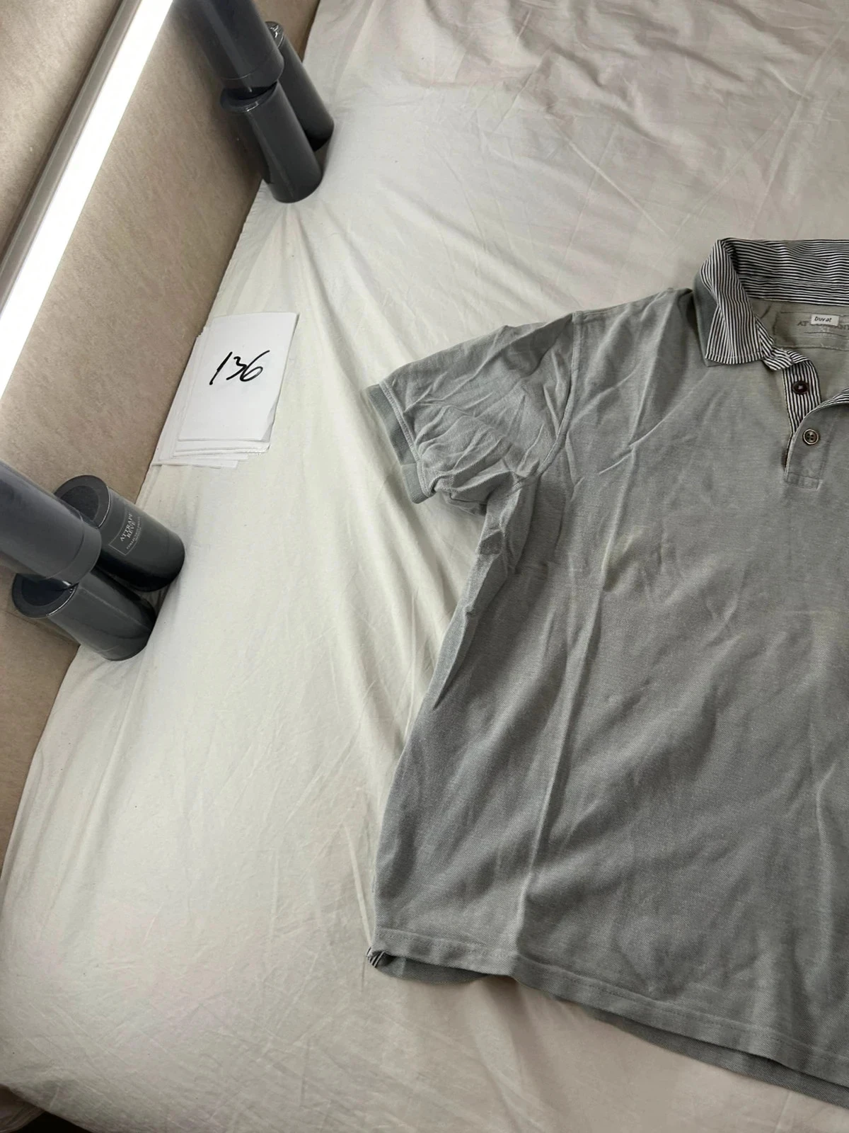 Polo às riscas vintage Armand thierry – photo 3